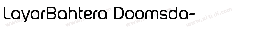 LayarBahtera Doomsda字体转换